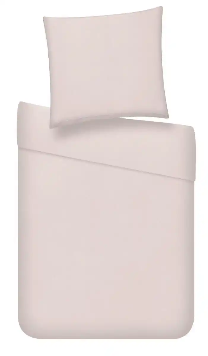 Bild 1 von Bettwäsche Stone Washed Uni ca. 135x200cm, Rosa