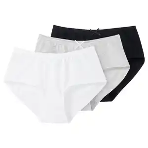 3 Mädchen Pantys im Set SCHWARZ / GRAU / WEISS