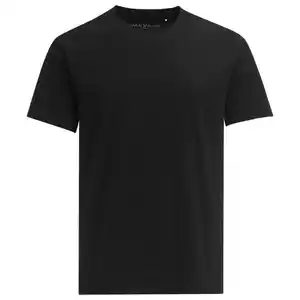 Herren T-Shirt mit Rundhalsausschnitt SCHWARZ