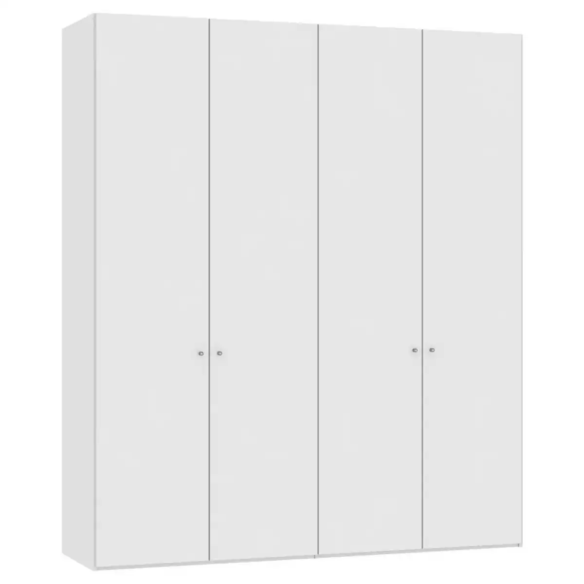 Bild 1 von Jutzler Drehtürenschrank, Weiß, Weiß Hochglanz, Metall, 2 Fächer, 203x236x59 cm, Typenauswahl, Beimöbel erhältlich, umfangreiches Zubehör in verschiedenen Holzarten Größen Holzdekoren indivi