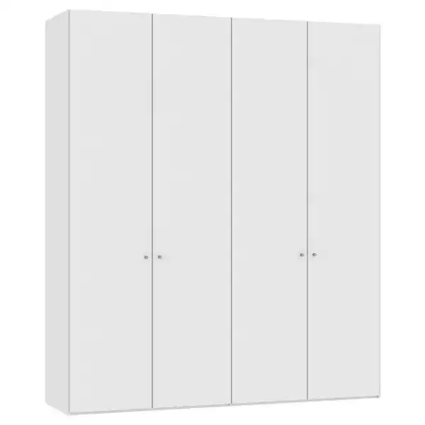 Bild 1 von Jutzler Drehtürenschrank, Weiß, Weiß Hochglanz, Metall, 2 Fächer, 203x236x59 cm, Typenauswahl, Beimöbel erhältlich, umfangreiches Zubehör in verschiedenen Holzarten Größen Holzdekoren indivi