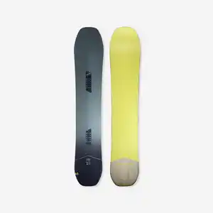 Snowboard Herren Allmountain Freeride - All Road 500 grau Gelb|grau|schwarz