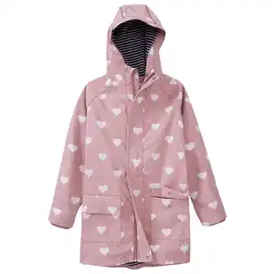 Mädchen Regenjacke mit Beschichtung ROSA