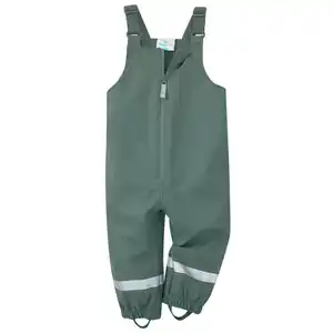 Baby Regenhose mit Beschichtung DUNKELGRÜN