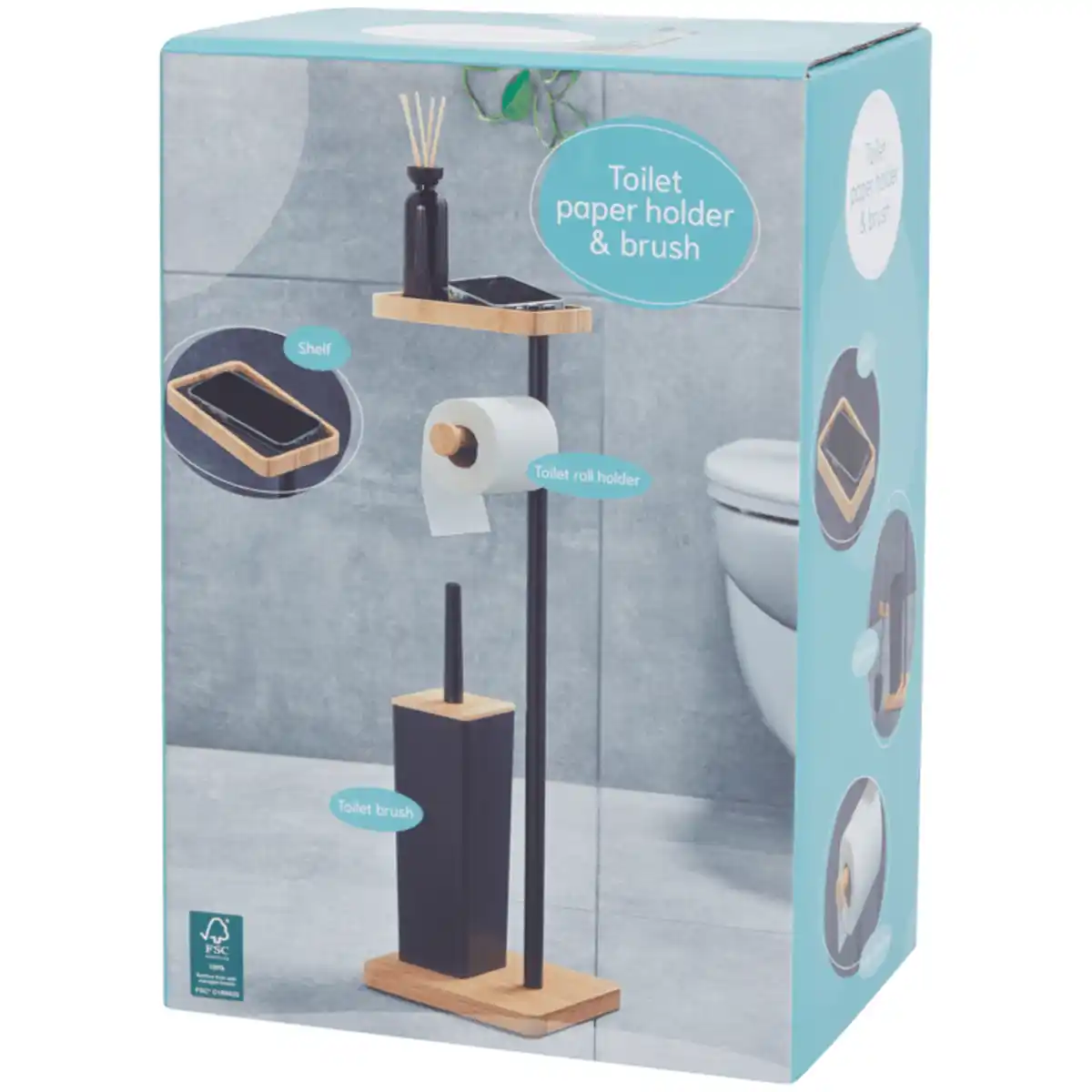 Bild 2 von Toilettenrollen- und Toilettenbürstenhalter