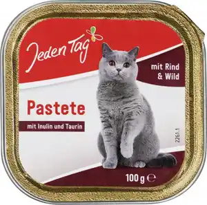 Jeden Tag Katze Pastete mit Rind & Wild