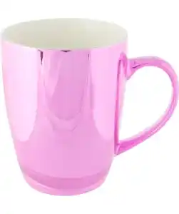 Tasse Porzellan, ca. 350 ml, rosa