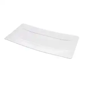 Villeroy & Boch Servierplatte Modern Grace, Weiß, Keramik, rechteckig, 18x35 cm, Tischkultur & Servieren, Servierplatten