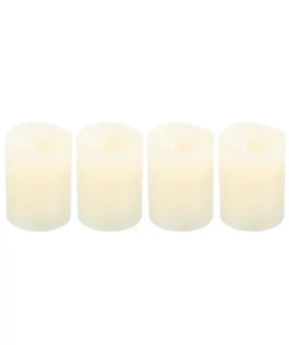 Bild 1 von LED-Kerzen Weihnachten, 4er-Pack, creme