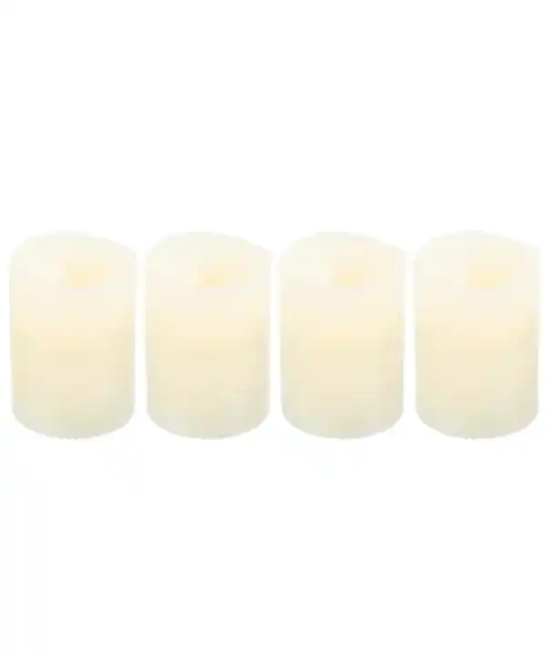 Bild 1 von LED-Kerzen Weihnachten, 4er-Pack, creme