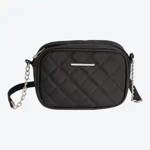 Damen-Handtasche mit langem Träger, Black