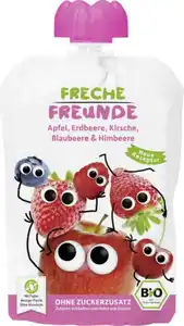 Freche Freunde Quetschie Apfel-Erdbeere-Kirsche-Blaubeere-Himbeere