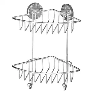 Wenko Duschregal, Chrom, Metall, eckig, 22.5x29.5x16 cm, Badaccessoires, Duschzubehör, Duschregal