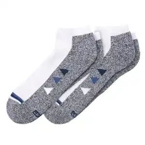 3 Paar Herren Trekking Sneaker-Socken WEISS / DUNKELBLAU