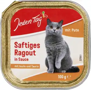 Jeden Tag Katze Saftiges Ragout in Sauce mit Pute