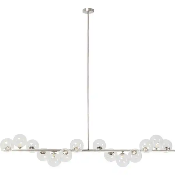 Bild 1 von Kare-Design Hängeleuchte Scala Balls, Weiß, Metall, Glas, 150x140x27 cm, Lampen & Leuchten, Innenbeleuchtung, Hängelampen, Esstischlampen