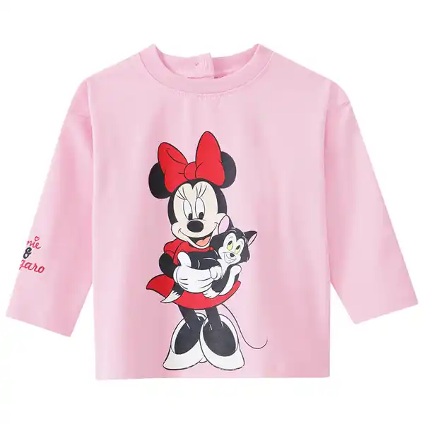 Bild 1 von Minnie Maus Langarmshirt mit Print ROSA