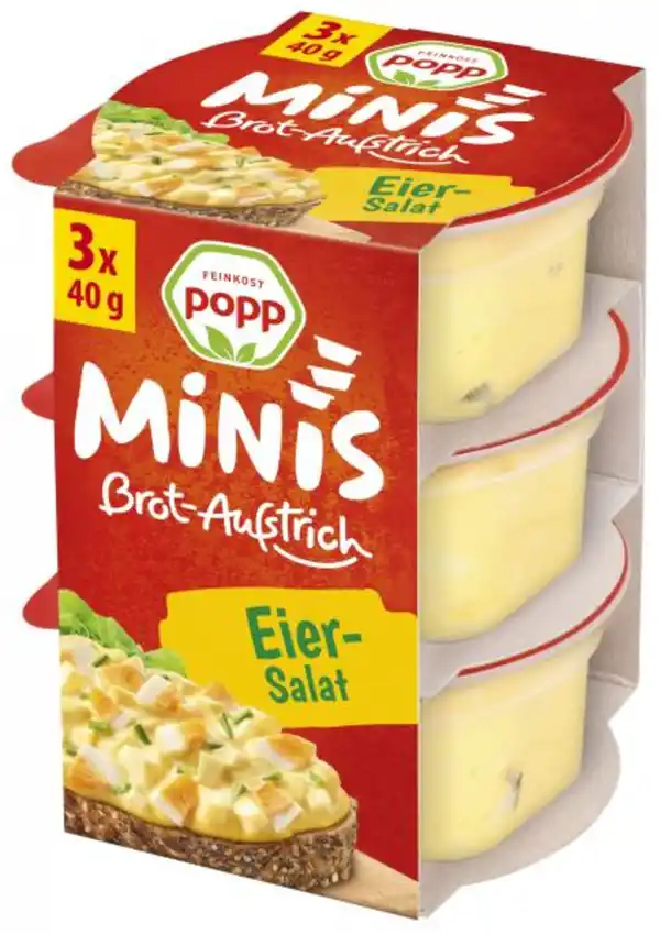 Bild 1 von Popp Brotaufstrich Eiersalat Minis