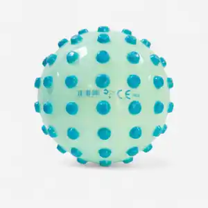 Wasserball klein mit Noppen - grün/blau EINHEITSFARBE