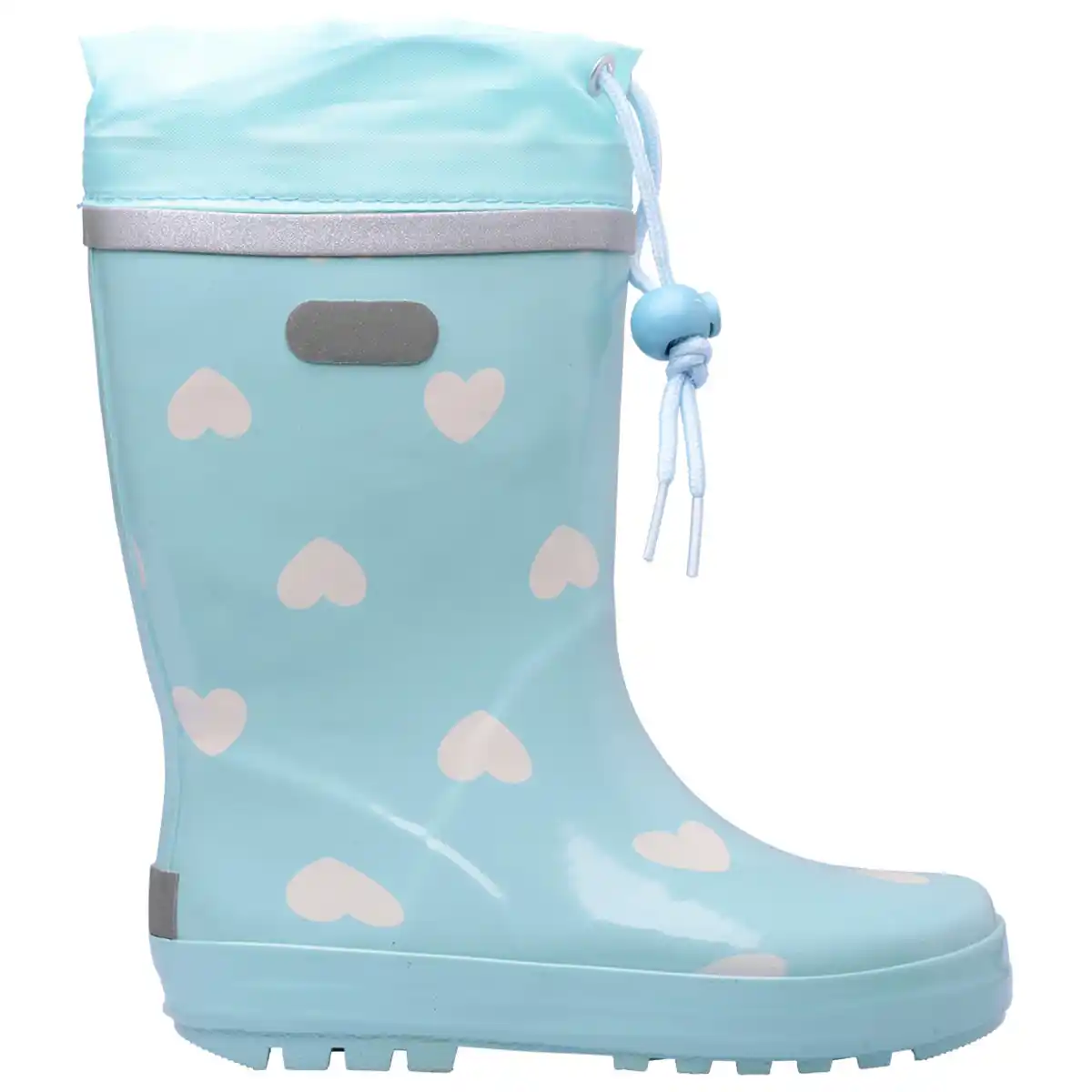 Bild 1 von Mädchen Gummistiefel mit Herzchen-Allover HELLBLAU