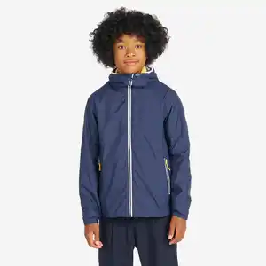 Regenjacke Segeln Kinder wasserdicht 100 marineblau