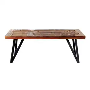 Couchtisch Hawk 120 x 60 x 45 cm Old Recycled Wood/schwarz