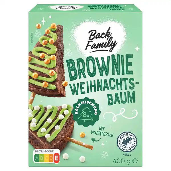 Bild 1 von BACK FAMILY Brownie-Weihnachtsbaum-Mischung 400 g