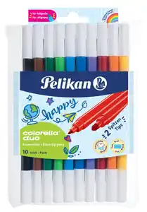 PELIKAN Fasermaler-Set »Colorella-Duo«, 10-teilig