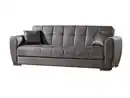 Bild 1 von Schlafsofa grau mit Bettkasten -  229 cm - OSMA