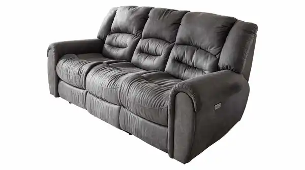 Bild 1 von Einzelsofa 3-Sitzer grau 203 cm - Relaxfunktion - PABLO