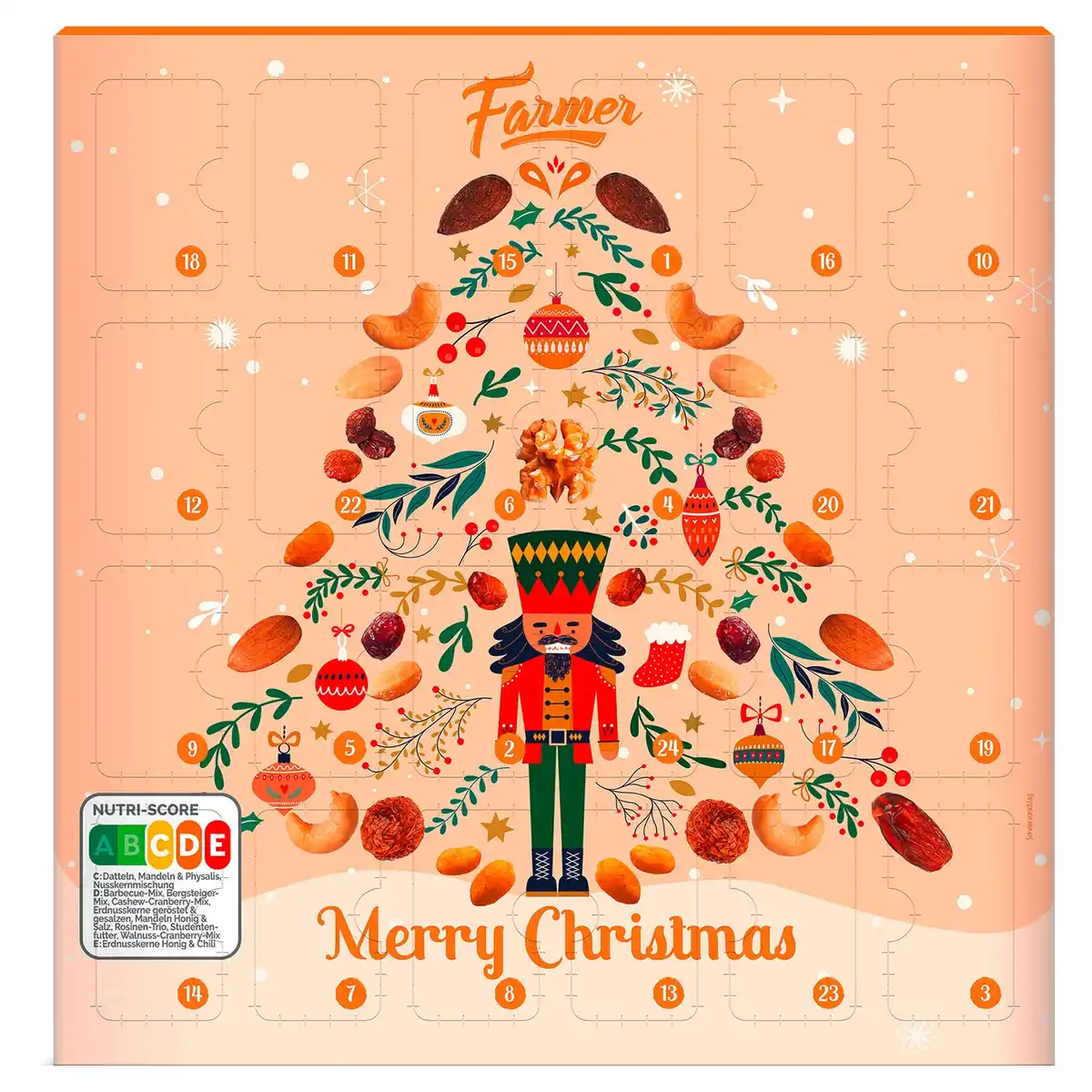 Bild 1 von FARMER Nuss-Adventskalender 480 g
