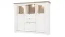 Bild 1 von Highboard Schneeeiche 136 cm mit LED - Beleuchtung - ILOPPA