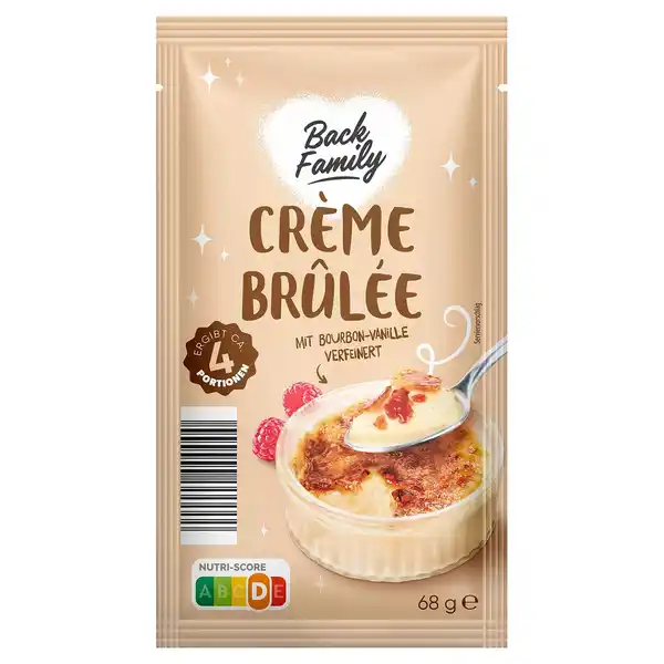 Bild 1 von BACK FAMILY Dessert Crème Brûlée 68 g