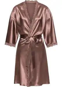 Satin Kimono, 40/42, Braun