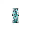 Bild 1 von Pandora Charm Moments Petrolfarbener Pavé-Clip 791817MCZ