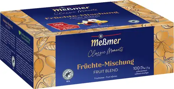 Bild 1 von Meßmer Classic Moments Früchtetee Mischung 100 Teebeutel (300 g)