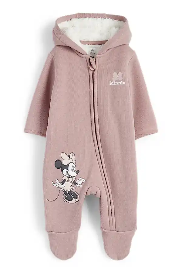 Bild 1 von C&A Minnie Maus-Baby-Overall, Rosa, Größe: 50