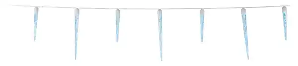 Bild 2 von LIV&BO® Eiszapfen-Lichterkette mit 128 kaltweißen LEDs