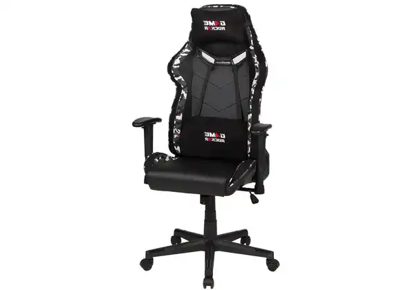 Bild 1 von Gaming Stuhl Chefsessel schwarz - GAME-ROCKER