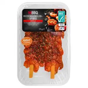 BBQ Riesengarnelen-Spieße mit Topping 175 g