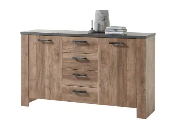 Bild 1 von Sideboard mit 4 Schubladen Samdal - anthrazit 148 cm - EDMONTON