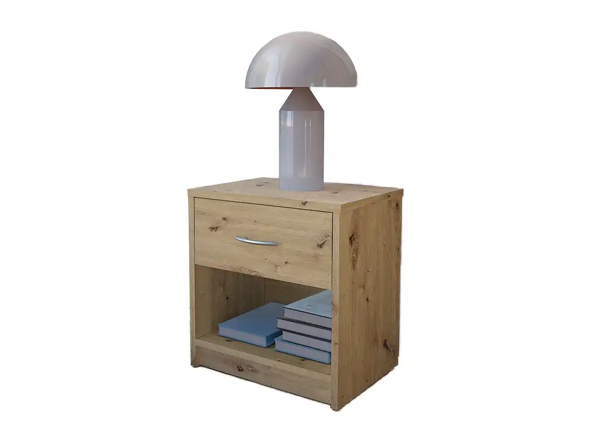 Bild 1 von Nachttisch Artisan Eiche 39 cm x 28 cm 1 offenes Fach - PEPE