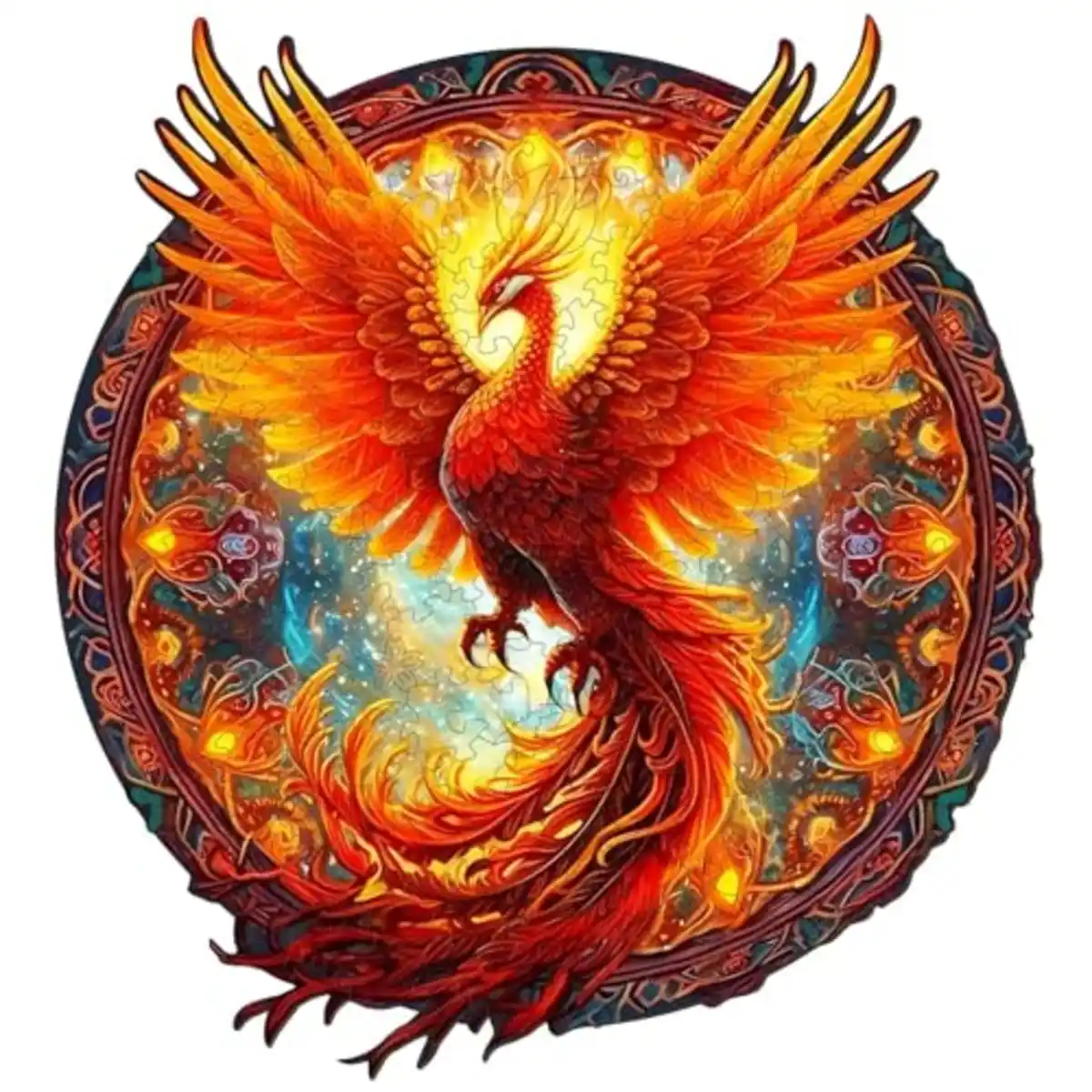 Bild 1 von Funnli Holzpuzzles für Erwachsene und Kinder,Einzigartige Tierförmige Holz-Puzzle (Phönix-1), Puzzle aus Tierteilen