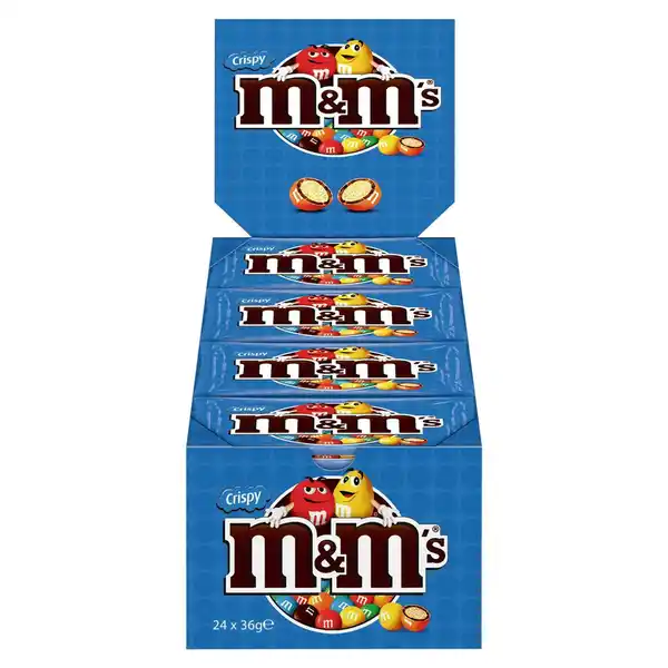 Bild 1 von M&M's Schokolinsen Crispy 24 x 36 g (864 g)