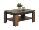 Bild 1 von Couchtisch Old Wood - schwarz 90 x 60 cm - TIM