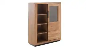 Highboard Wildeiche teilmassiv geölt 98 cm - GRENO