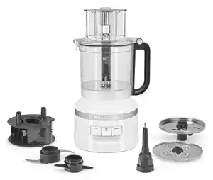 Kitchenaid Foodprozessor 3 5KFP1318EWH, 1 l, Kunststoff, 22 x 22 x 46.4 cm, weiß