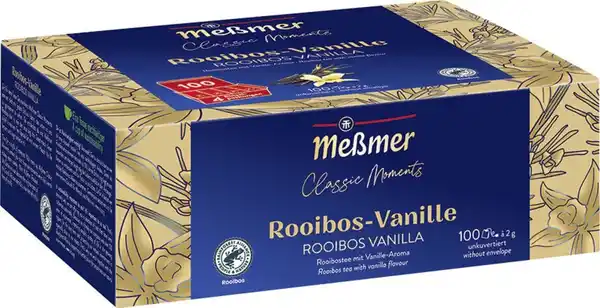 Bild 1 von Meßmer Classic Moments Tee Rooibos Vanille 100 Teebeutel (200 g)