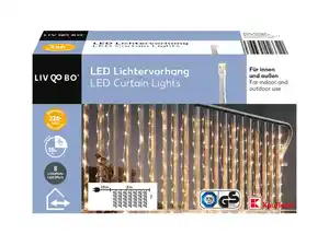 LIV&BO® LED-Lichtervorhang mit 220 LEDs