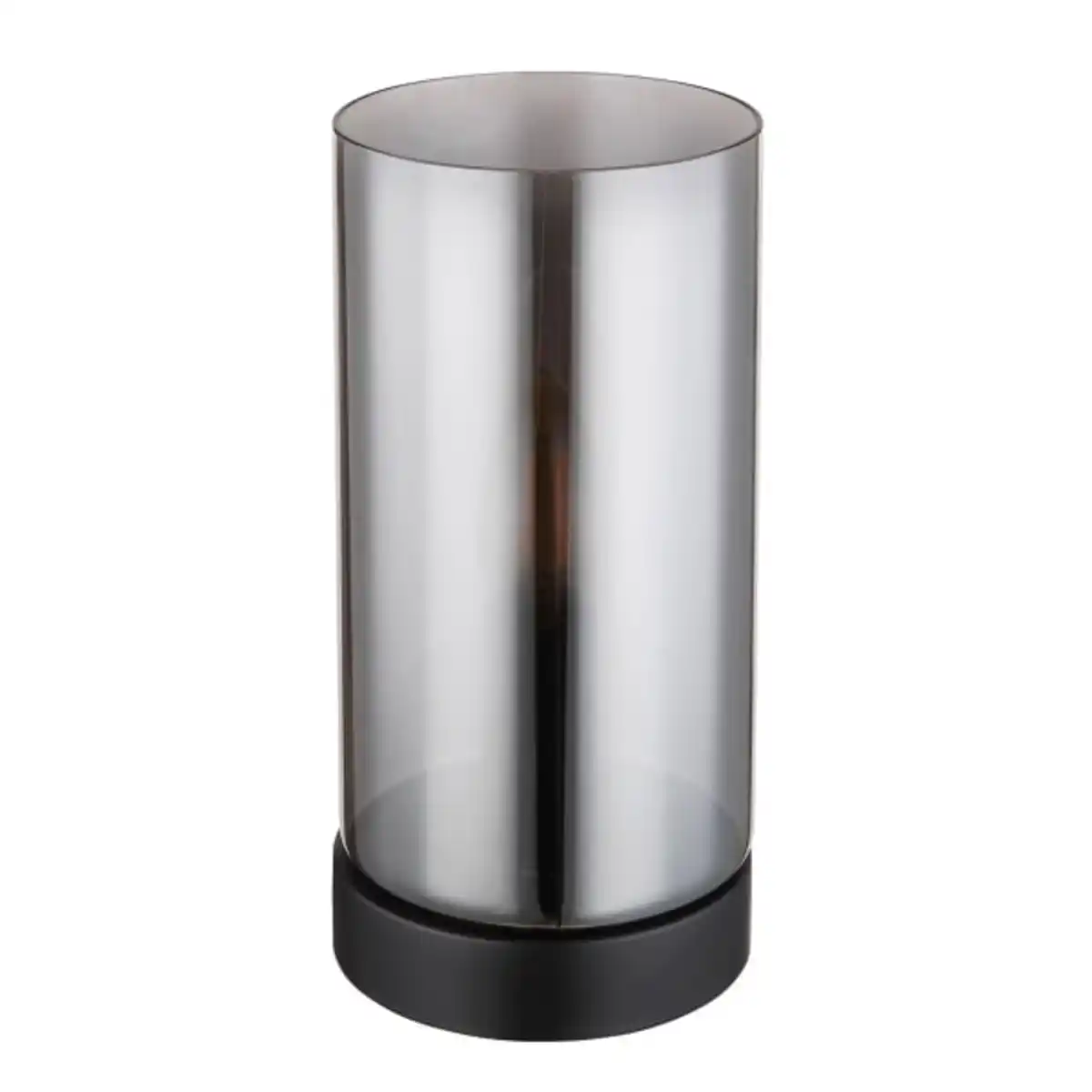 Bild 1 von GLOBO Retrofit Tischlampe Olly Schwarz /Rauchfarbig 11x11cm H22,5cm